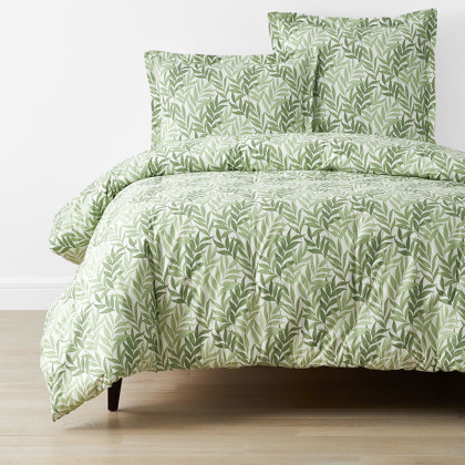 Tulum Leaf Classic Cool Percale Comforter