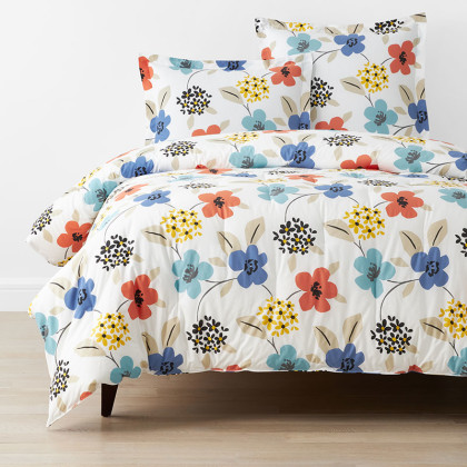 Claudia Floral Classic Cool Percale Comforter