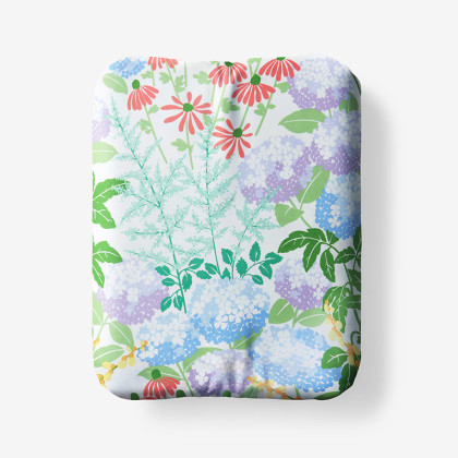 Floral Blossom Classic Cool Percale Fitted Bed Sheet