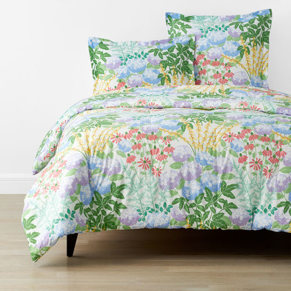 Floral Blossom Classic Cool Percale Reversible Comforter
