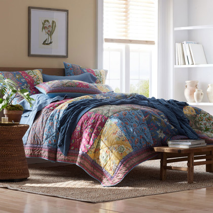 Meadow Patchwork Quilted Sham - Multi, Standard