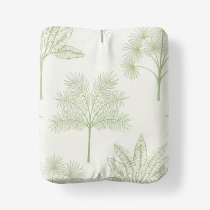 Tulum Forest Classic Cool Percale Fitted Bed Sheet