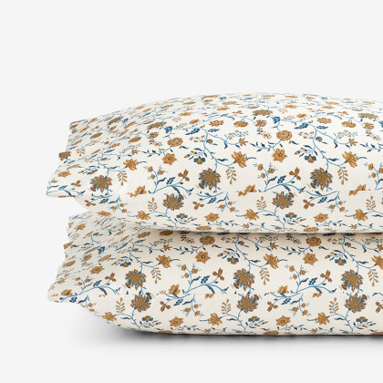 Misha Floral Premium Smooth Sateen Pillowcase Set