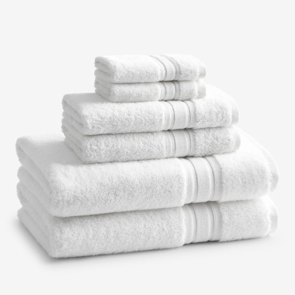 Turkish Cotton Bath 6-Piece Towel Set