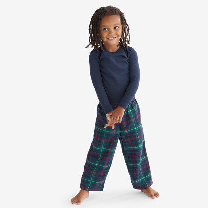 Family Flannel Kids Henley Pajama Set