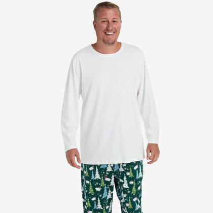 Family Printed Peruvian Cotton Men's Pajama Set