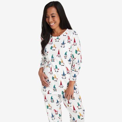 Family Printed Peruvian Cotton Women's Pajama Set