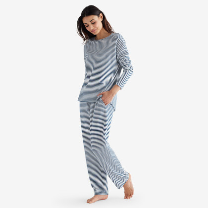 Yarn-Dyed Stripe Pima Pajama Set