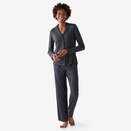 Viscose From Bamboo Button-Down Pajama Set