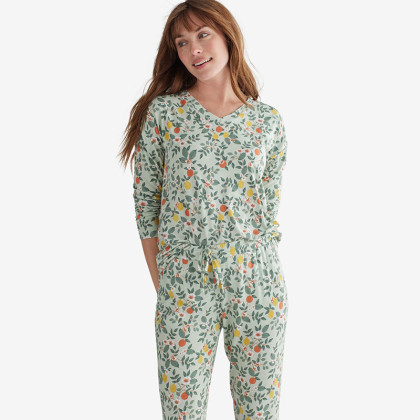 TENCEL™ Modal Jersey Knit Jogger Pants Pajama Set