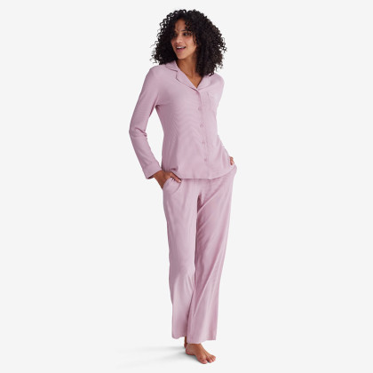 Viscose From Bamboo Button-Down Pajama Set