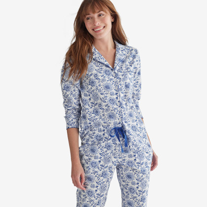 Lucky Brand Women's Printed Thermal Pajama Set NEW
