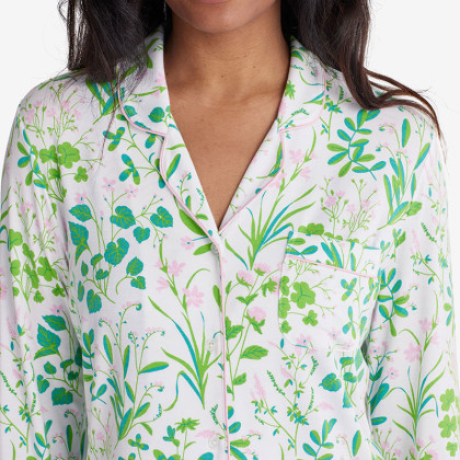 TENCEL™ Modal Jersey Knit Nightshirt - Spring Blooms, L