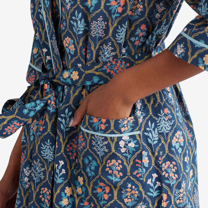 Printed Voile Women's Kimono Robe - Hawthorne, XS/S