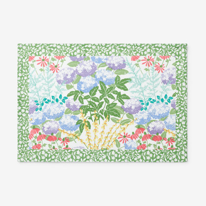 Garden Floral Cotton Placemats, Set of 4