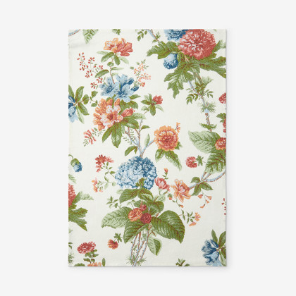 Garden Floral Cotton Tea Towel - Aster