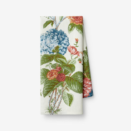 Garden Floral Cotton Tea Towel