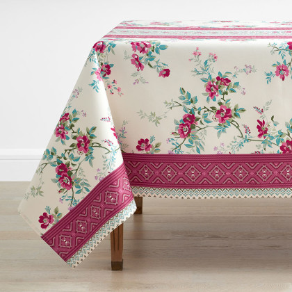 Rose Stripe & Malti Tablecloth