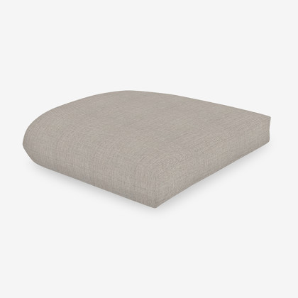 Contoured Chair Cushion - Silver, 18 in. x 18 in.