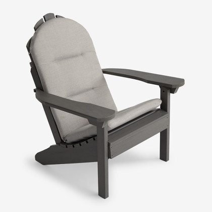 Adirondack Chair Cushion - Silver