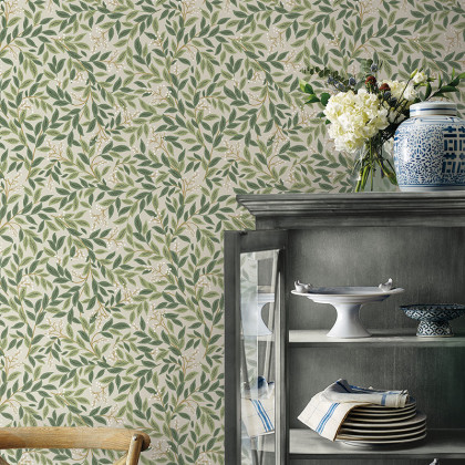 Willowberry Removable Wallpaper - Linen, Swatch
