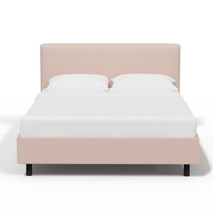 Tribeca Velvet Bed - Blush