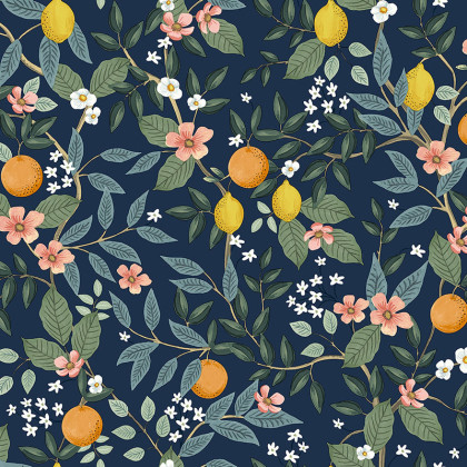 Citrus Grove Removable Wallpaper