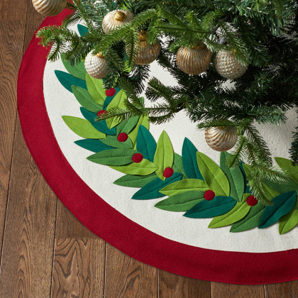 Holiday Felt Tree Skirt