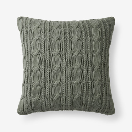 Chunky Cable Knit Decorative Pillow Cover