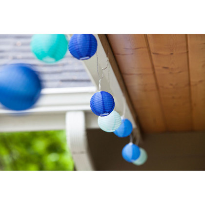 Soji™ Solar Indoor/Outdoor String Lights - Blue