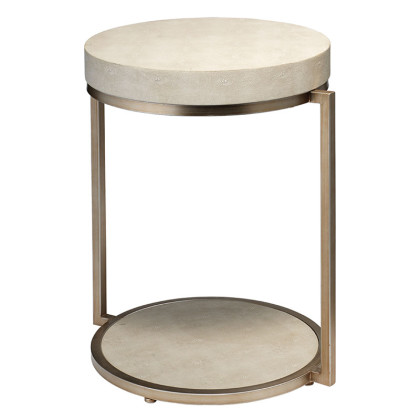 Shagreen Round Side Table