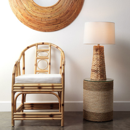 Seagrass Haven Table Lamp - Natural