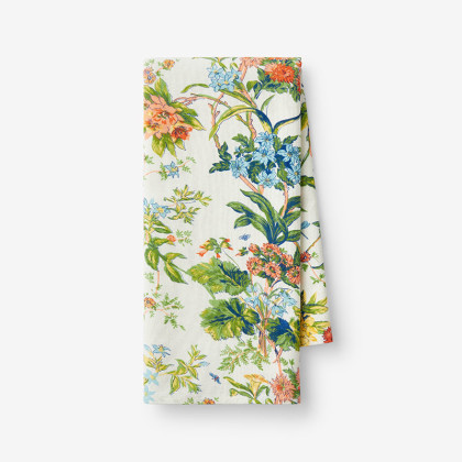 Garden Floral Cotton Tea Towel
