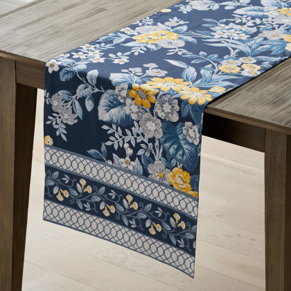 Garden Floral Cotton Table Runner