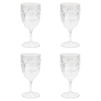 Jewel Wine Glasses, Set of 4