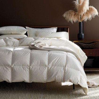 Quilted Sham - Ivory, Standard