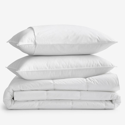 5-Piece Down Alternative Comforter & LoftAIRE™ Pillow Bundle