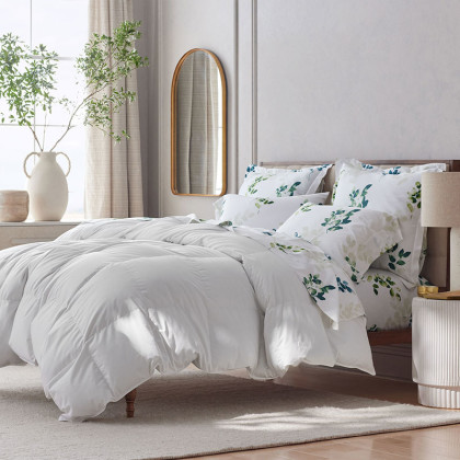 Premium Alberta Down Light Warmth Comforter - White, Full