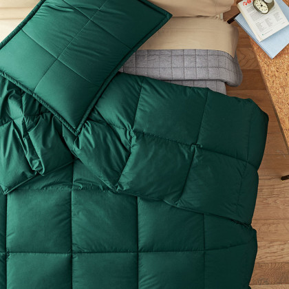 Premium LoftAIRE™ Down Alternative Extra Warmth Comforter - Hunter Green, Queen
