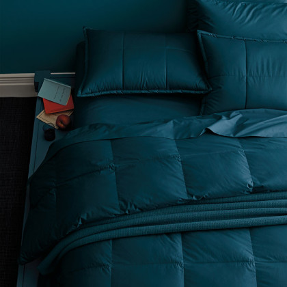 Premium LoftAIRE™ Down Alternative Medium Warmth Comforter - Teal Blue, King/Cal King