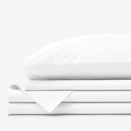 Premium Cool Supima® Cotton Percale Bed Sheet Set