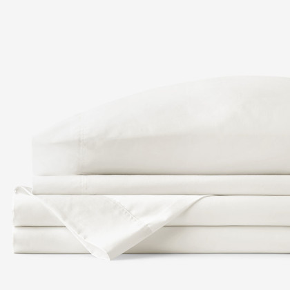 Classic Smooth Cotton Wrinkle-Free Sateen Bed Sheet Set