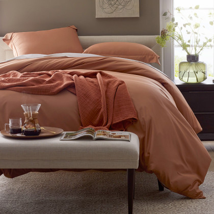 Cotton Lightweight Bed Blanket - Rose Water, King