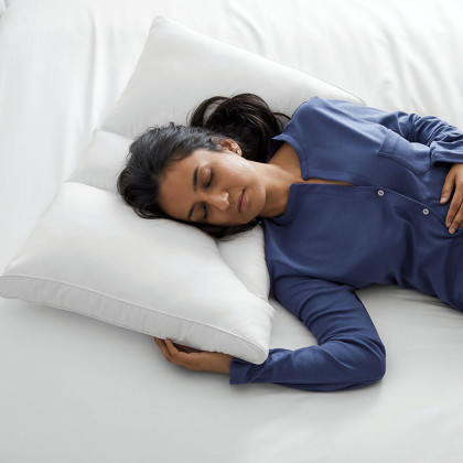 Duo Sleep Neck Posture Pillow - White