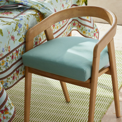 Contoured Chair Cushion - Air Blue, 16 in. x 15 in.