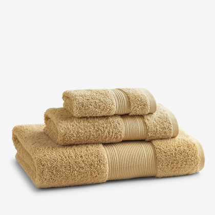 Regal Egyptian Cotton Washcloths, Set of 2 - Butterscotch