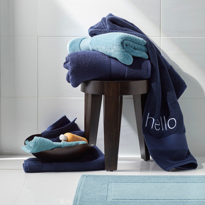 Sterling Supima® Cotton Bath Towel - Indigo
