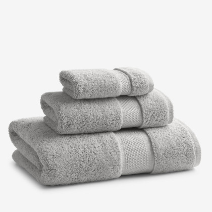 Sterling Supima® Cotton Bath Towel - Light Gray