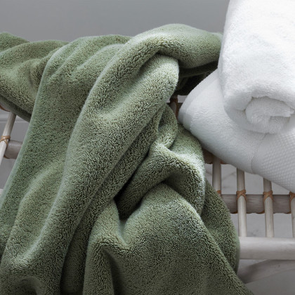 Sterling Supima® Cotton Bath Towel - Loden Green