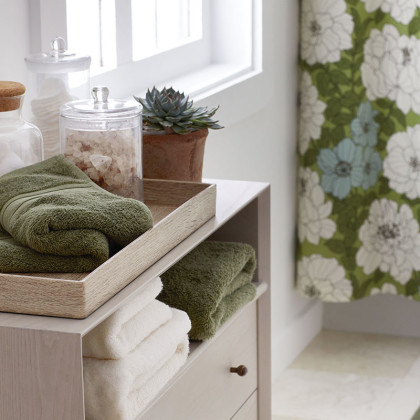 Turkish Cotton 6 Piece Bath Towel Set - Marsh Green